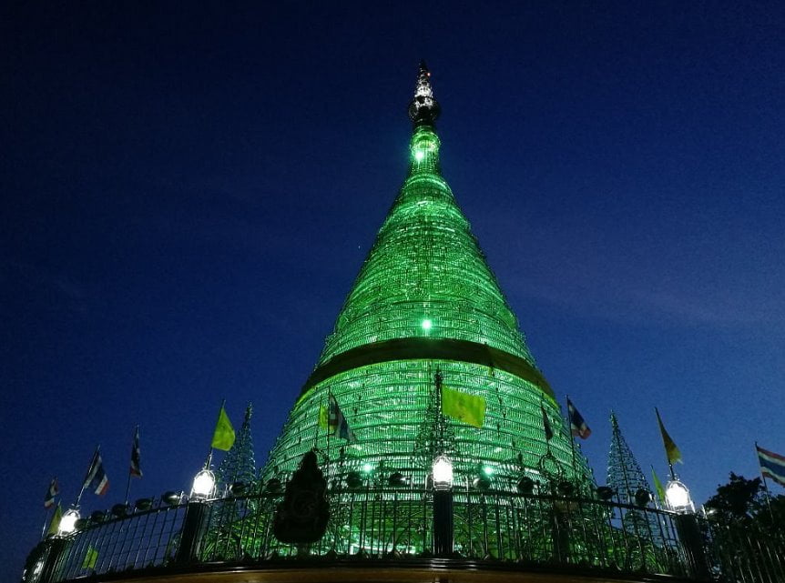 10 Tempat Menarik di Songkhla Thailand 2023 Phra Maha Chedi Tripob Trimongkol Steel Pagoda