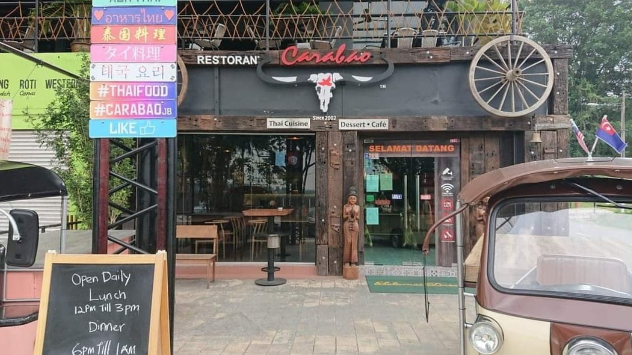 Carabao-Thai-Restaurant-stulang 10 Tempat Makan Best di Stulang Laut (Honest Review) Carabao Thai Restaurant stulang