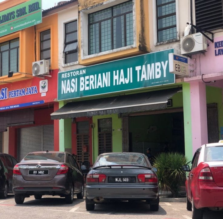 10 Tempat Makan Best di Melaka Paling Sedap 2023 Nasi Beriani Haji Tamby Melaka