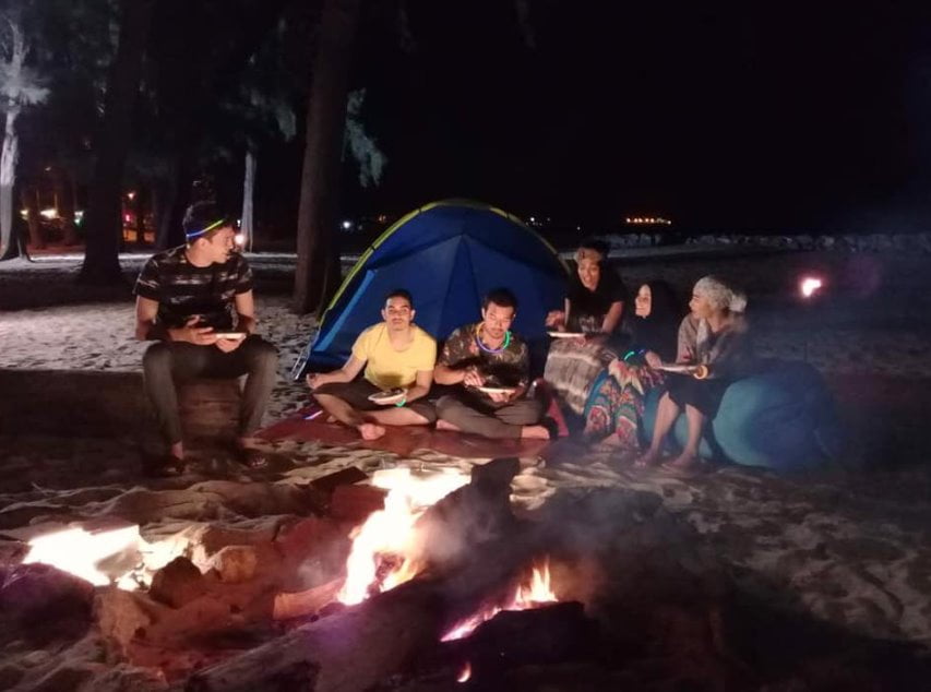 Tempat Camping di Melaka Pantai Puteri Camp Site