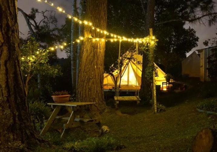 10 Tempat Camping di Cameron Highland (Review-Harga) 2023 The Backyard Glamping Cameron Highlands