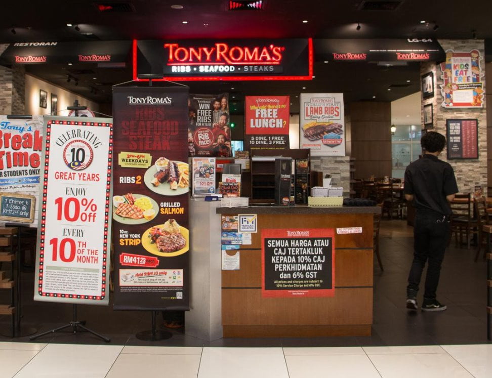 10 Tempat Makan Best di IOI Putrajaya Sedap 2023 Tony Romas IOI City Mall