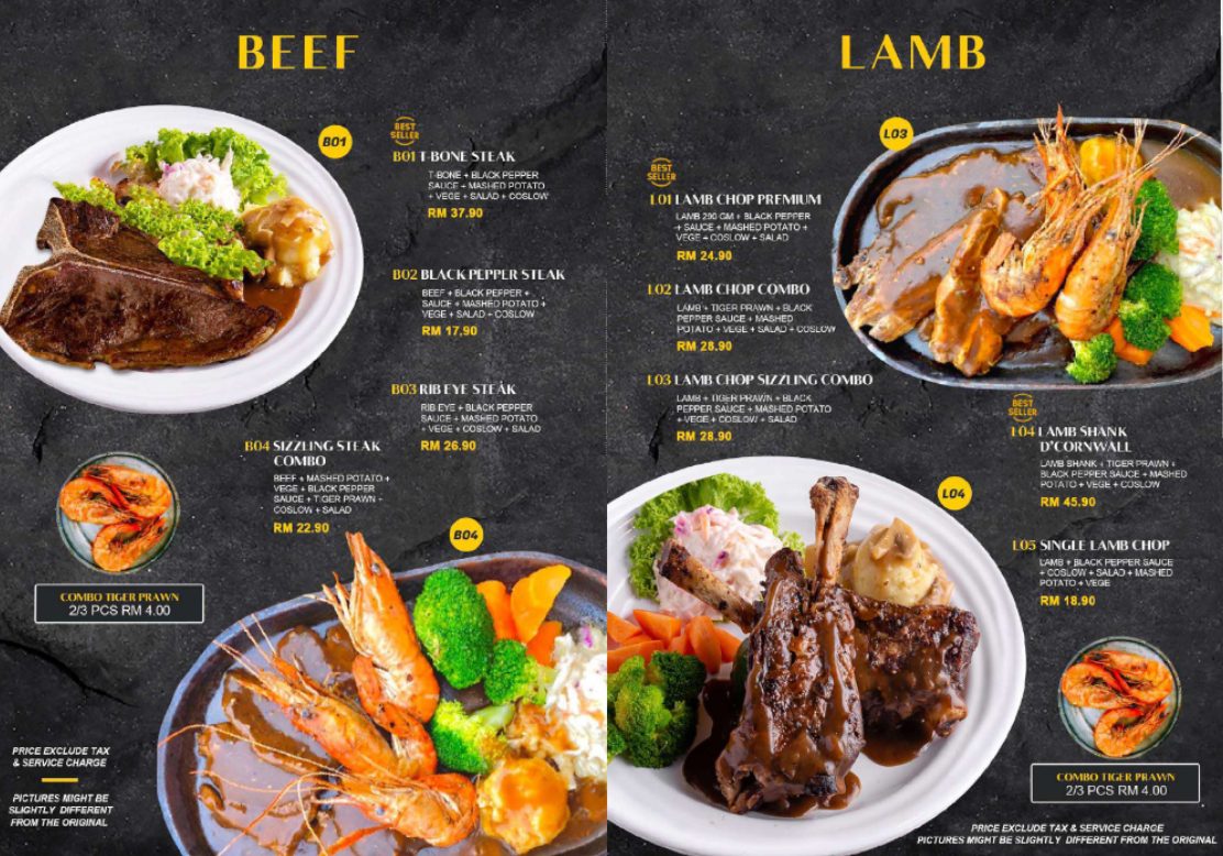 Sedap! 10 Kedai Makan Seksyen 7 Shah Alam (Honest Review) 2023 Menu Polperro Steak House Seksyen 7 Shah Alam